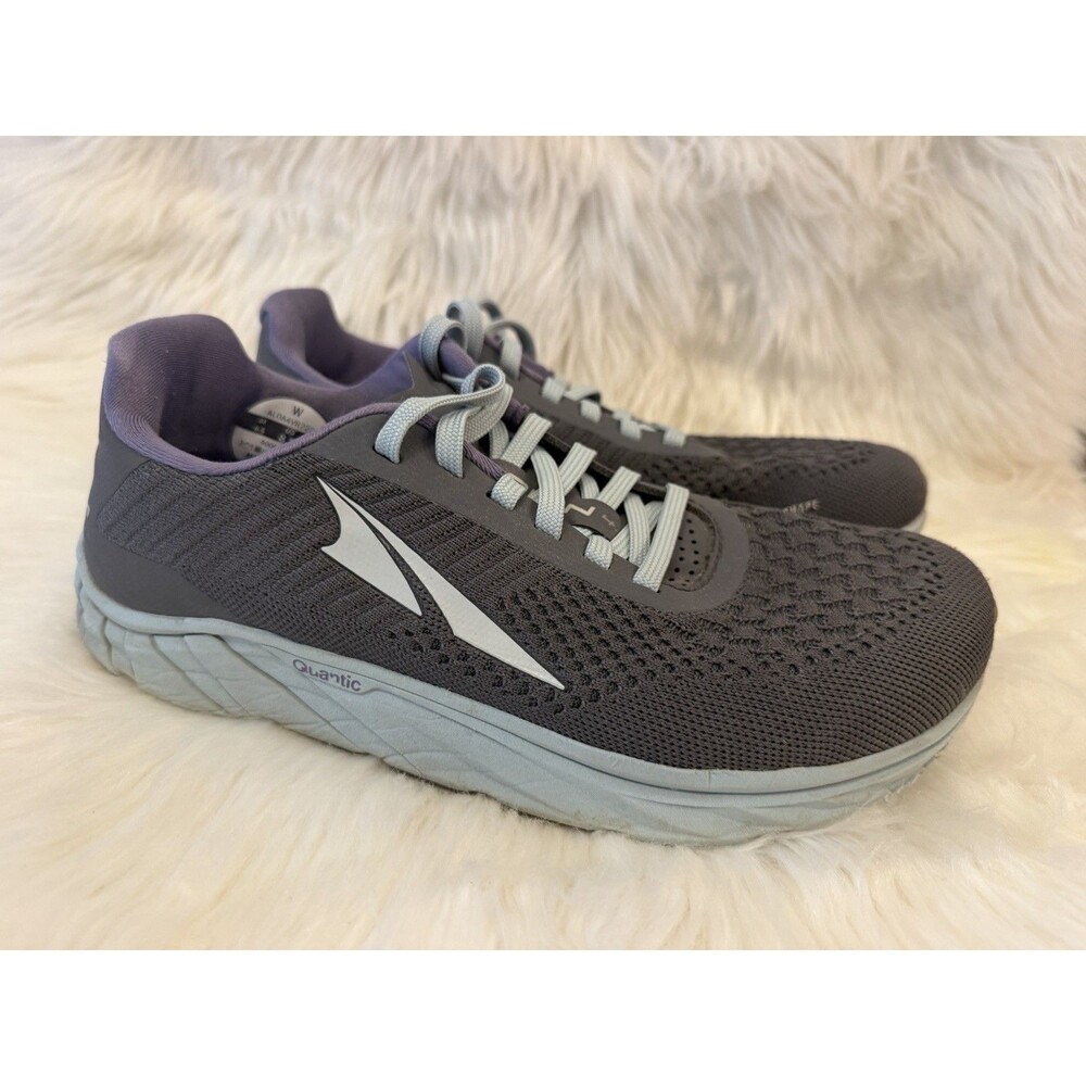 Altra Torin 4.5 Women's Lace-Up Low Top Knit Sneakers Gray/Purple US 8.5